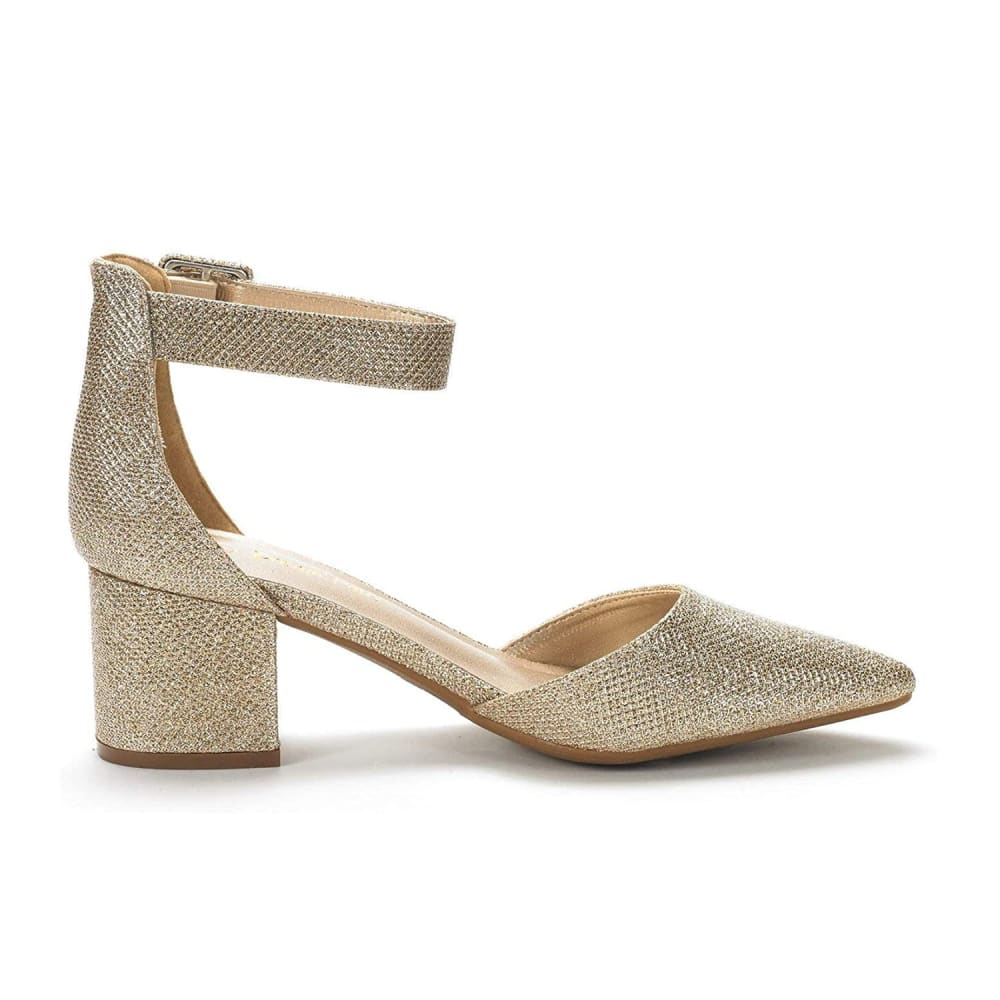 Chunky Low Heel Pumps