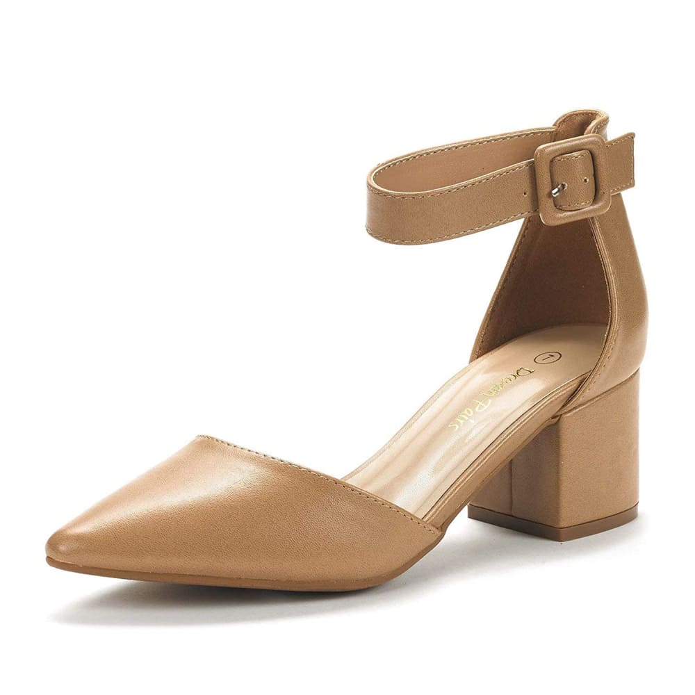 Chunky Low Heel Pumps