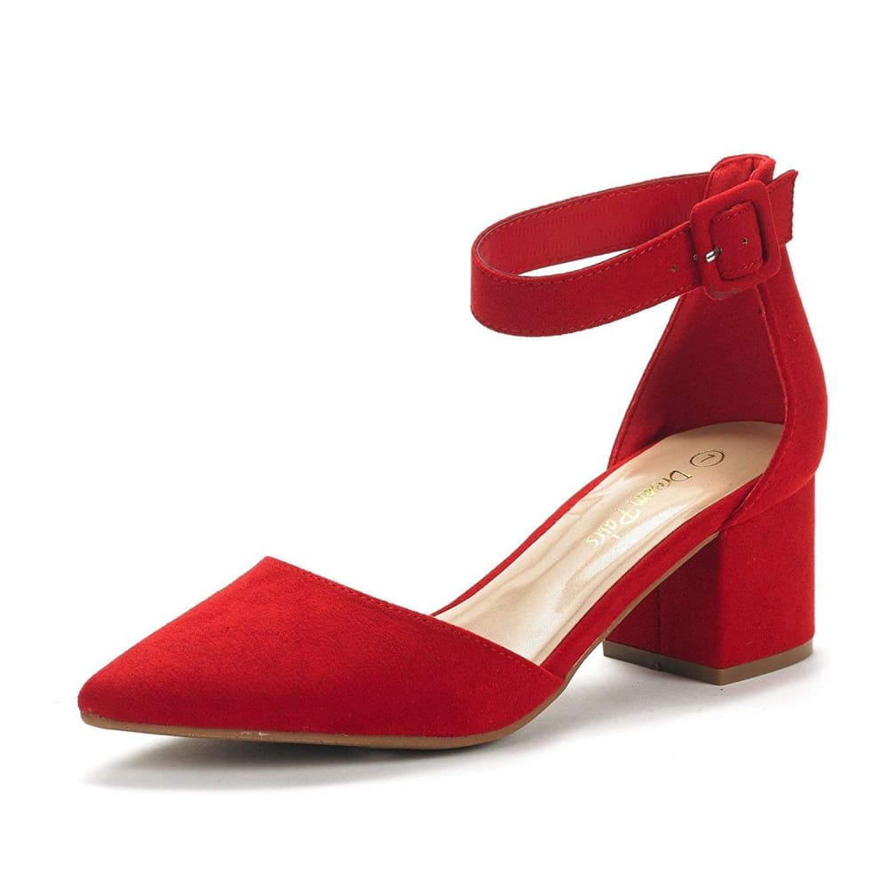 Chunky Low Heel Pumps