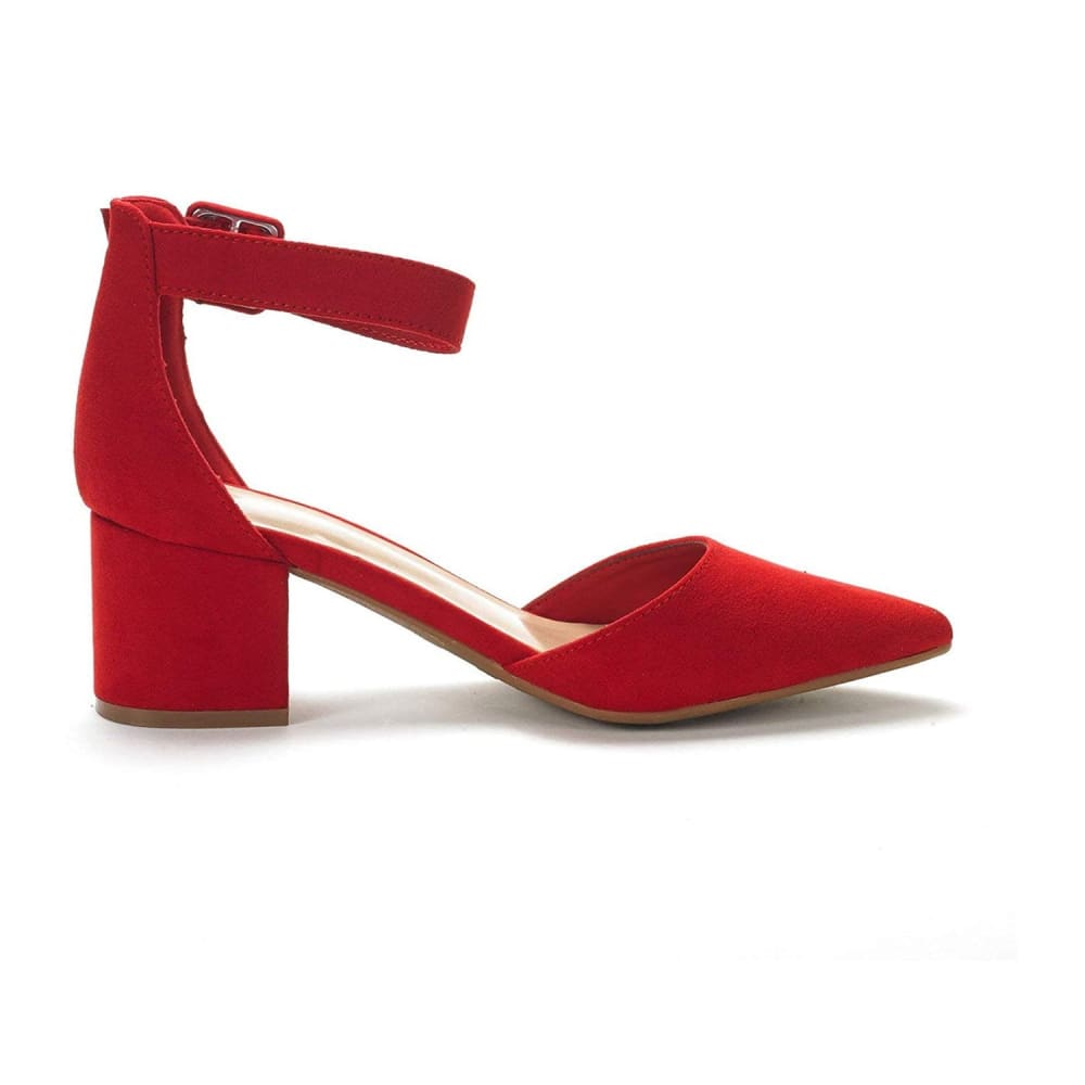 Chunky Low Heel Pumps