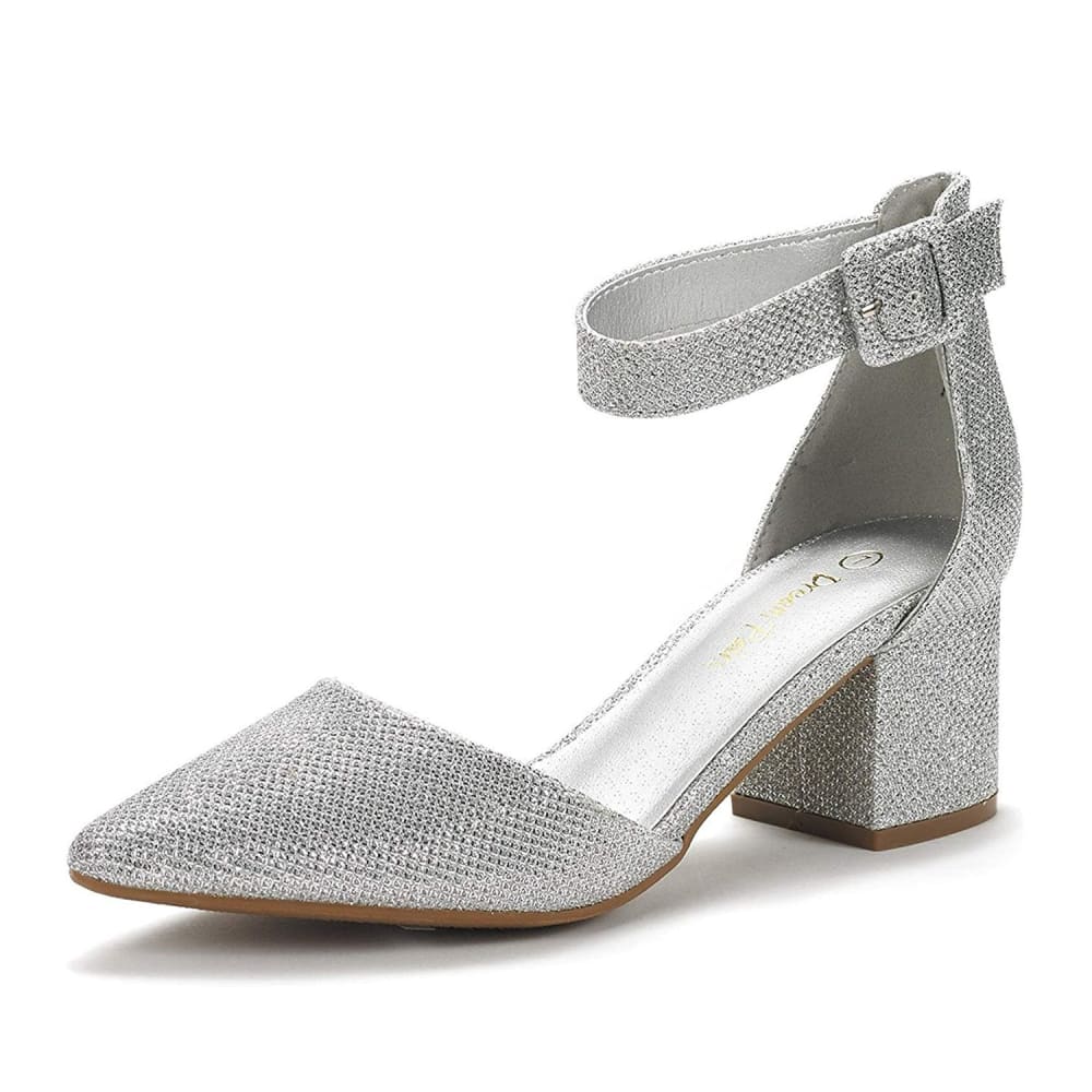 Chunky Low Heel Pumps