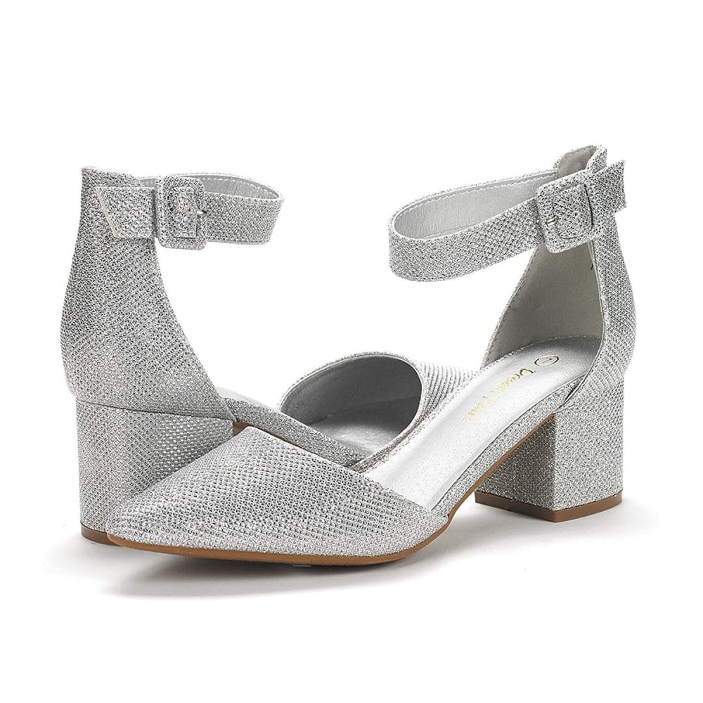 Chunky Low Heel Pumps