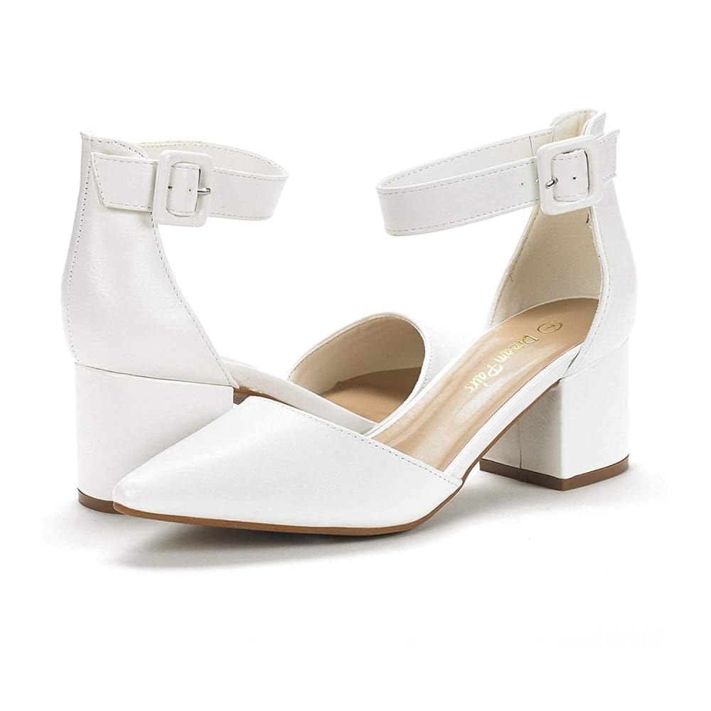 Chunky Low Heel Pumps