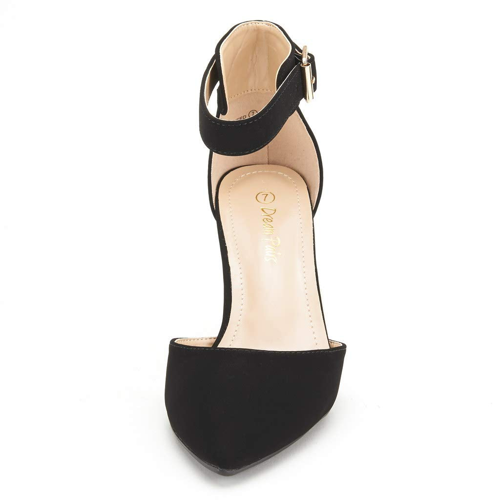 Women's Low Heel Ankle Strap Pumps