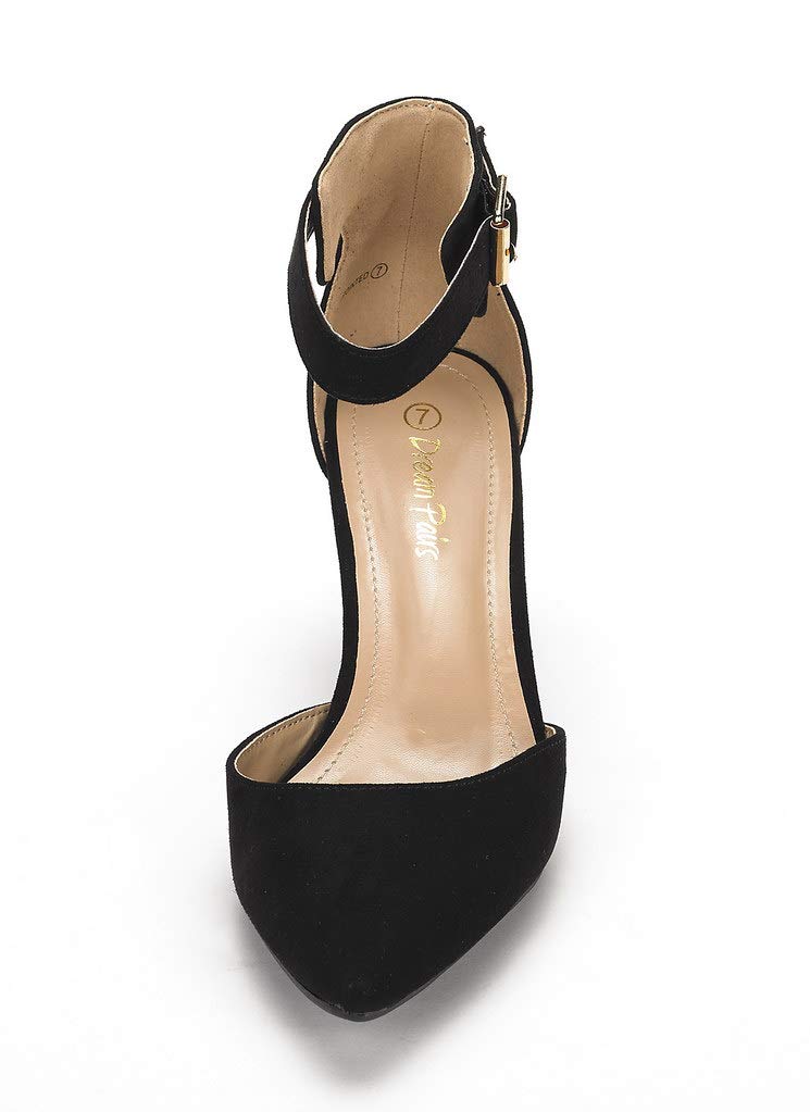 Women's Closed Toe Ankle Strap Heels