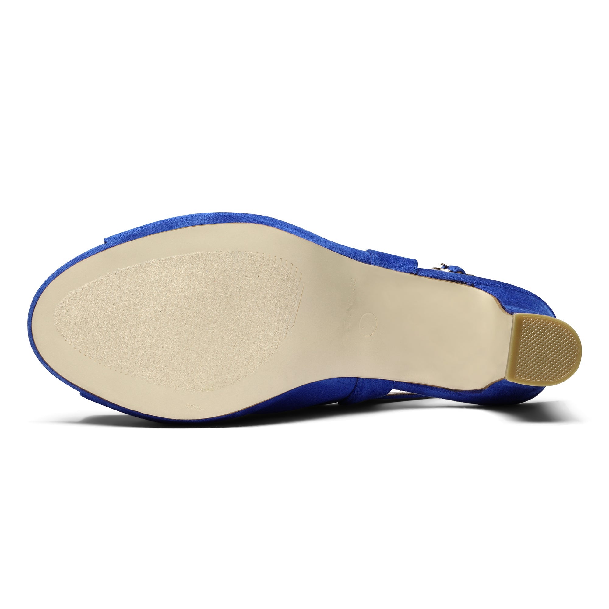 Chunky Heel Peep Toe Slingback Pumps