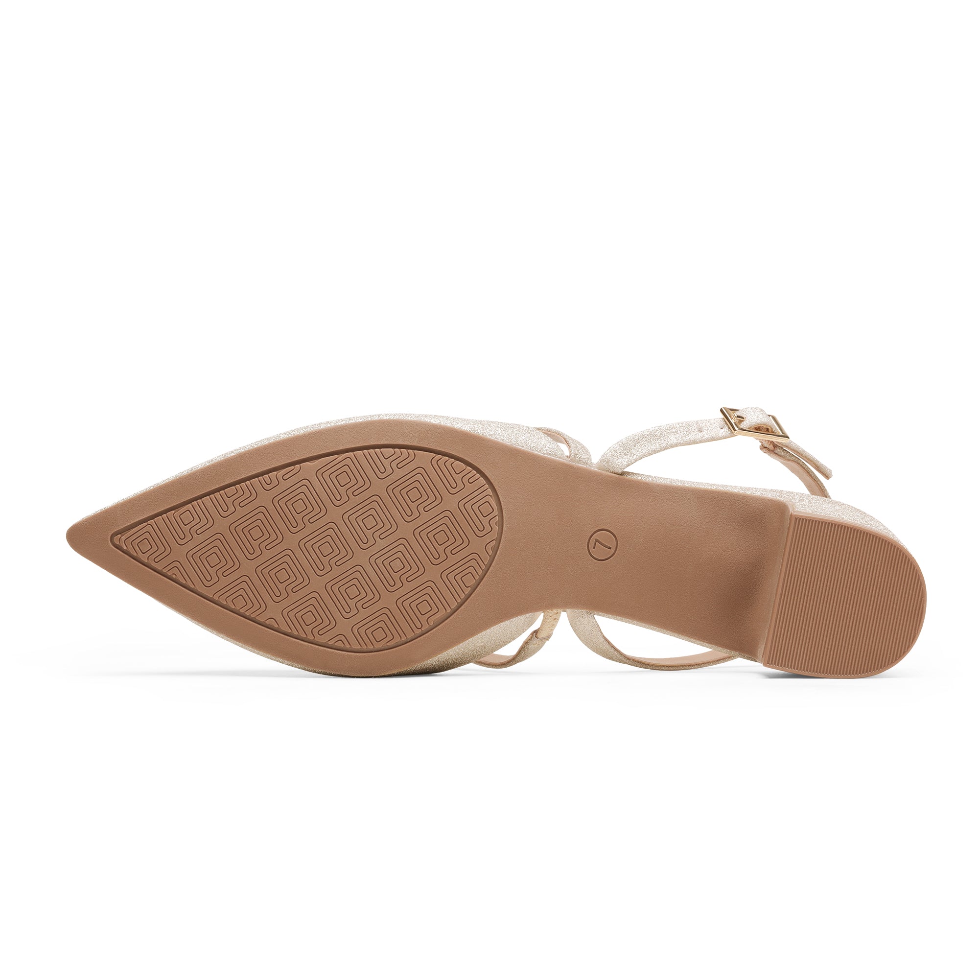 Closed Toe Chunky Slingback Pumps