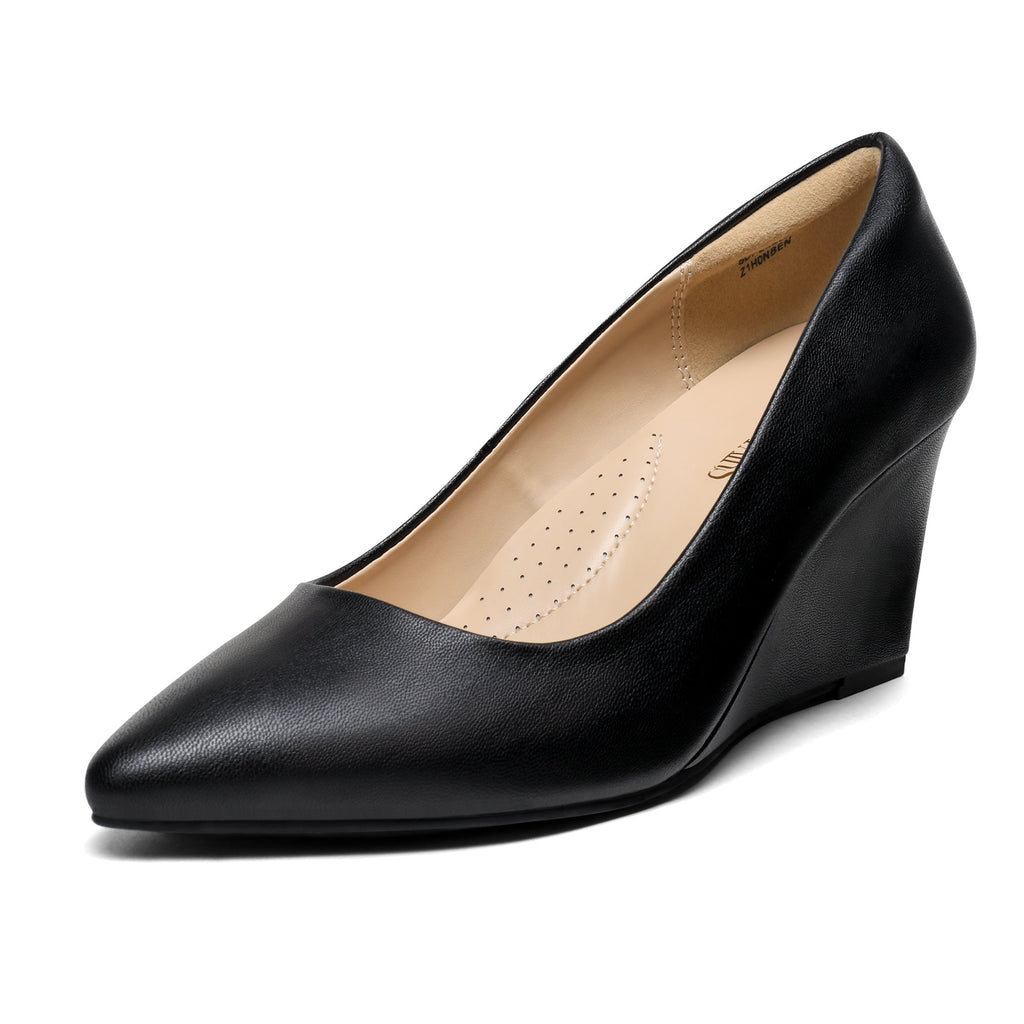 Pointed Toe Wedge Pump Shoes