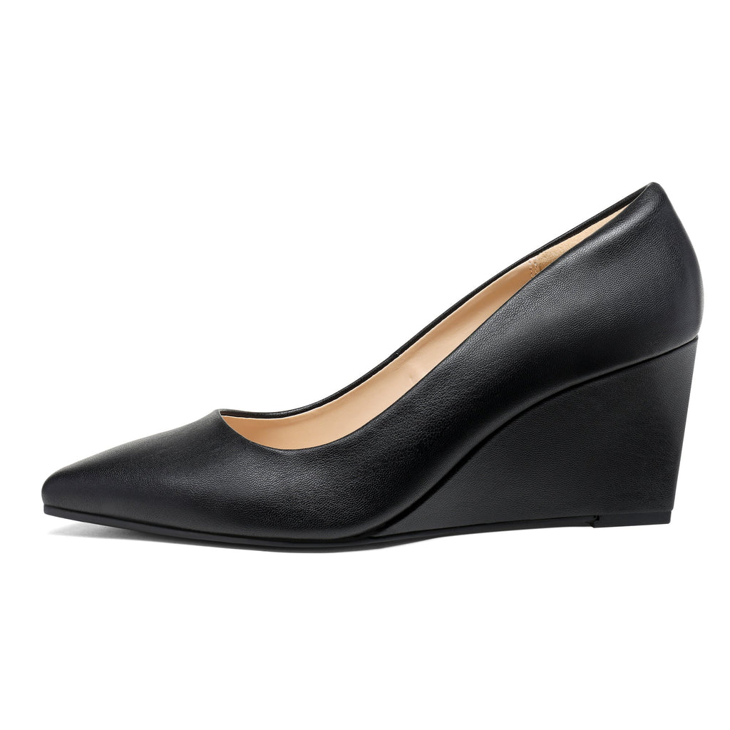Pointed Toe Wedge Pump Shoes