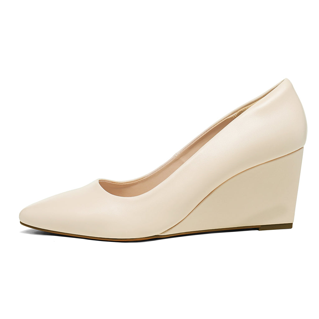 Pointed Toe Wedge Pump Shoes
