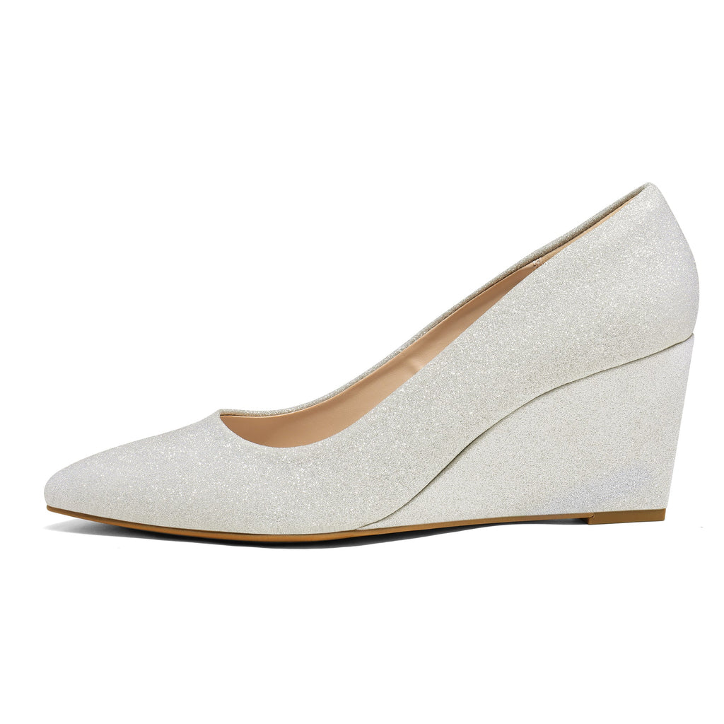 Pointed Toe Wedge Pump Shoes