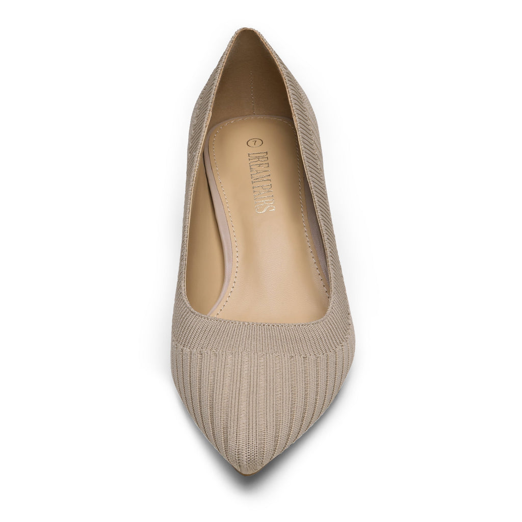 Pointed Toe Low Heel Pumps