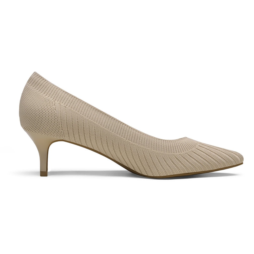 Pointed Toe Low Heel Pumps