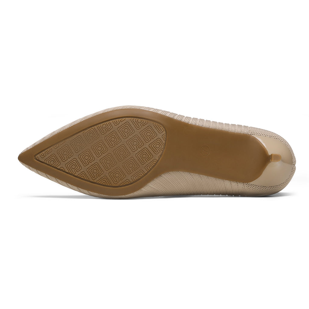 Pointed Toe Low Heel Pumps