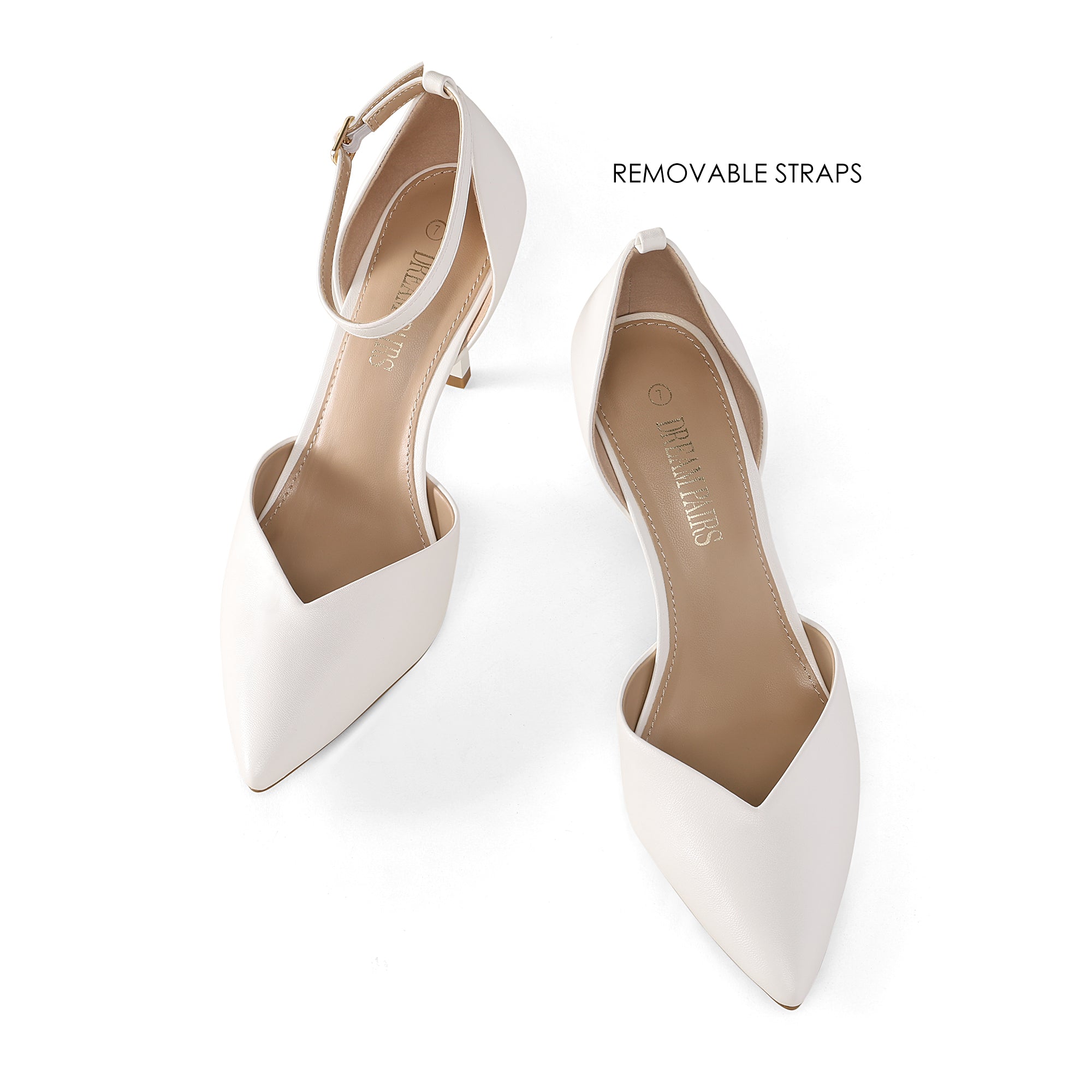 Ankle Strap Pointy Stiletto Pump Heels