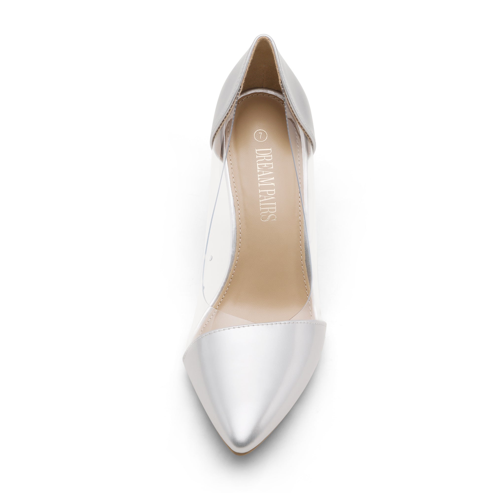 High Heel Transparent Pumps