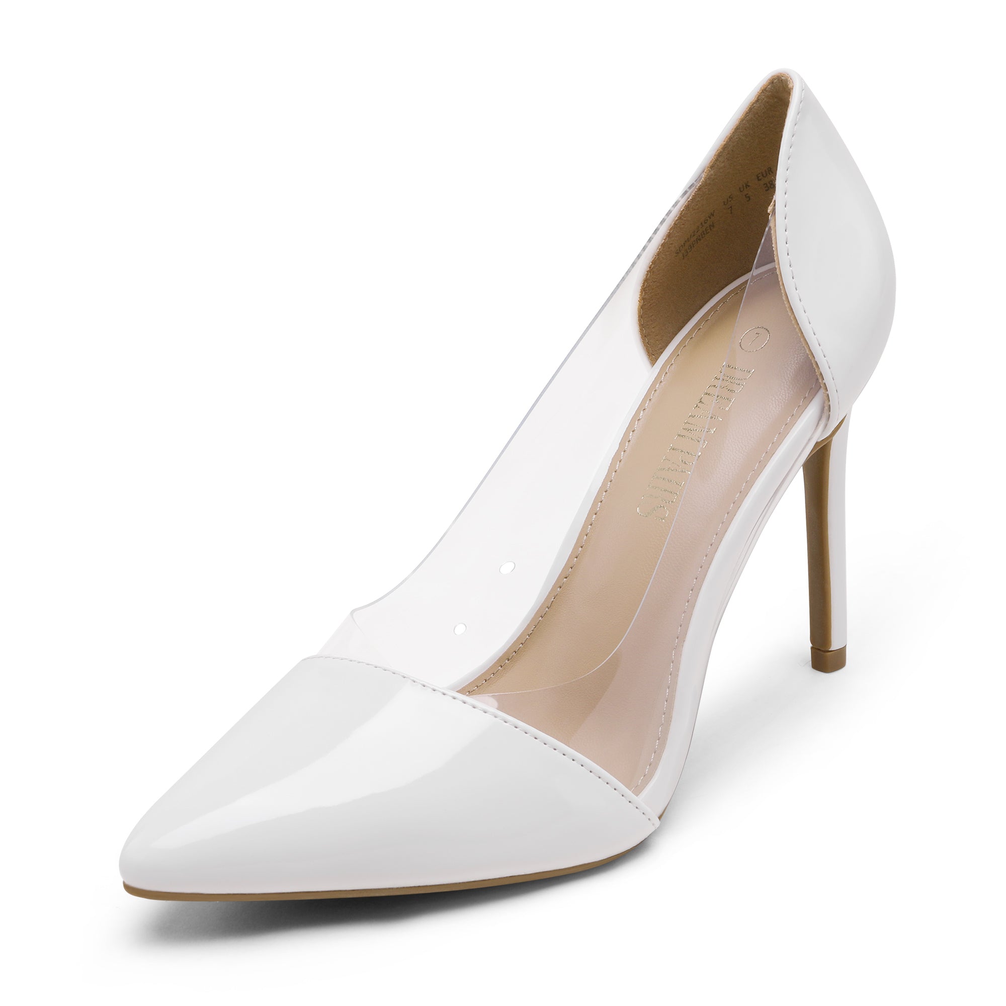 High Heel Transparent Pumps