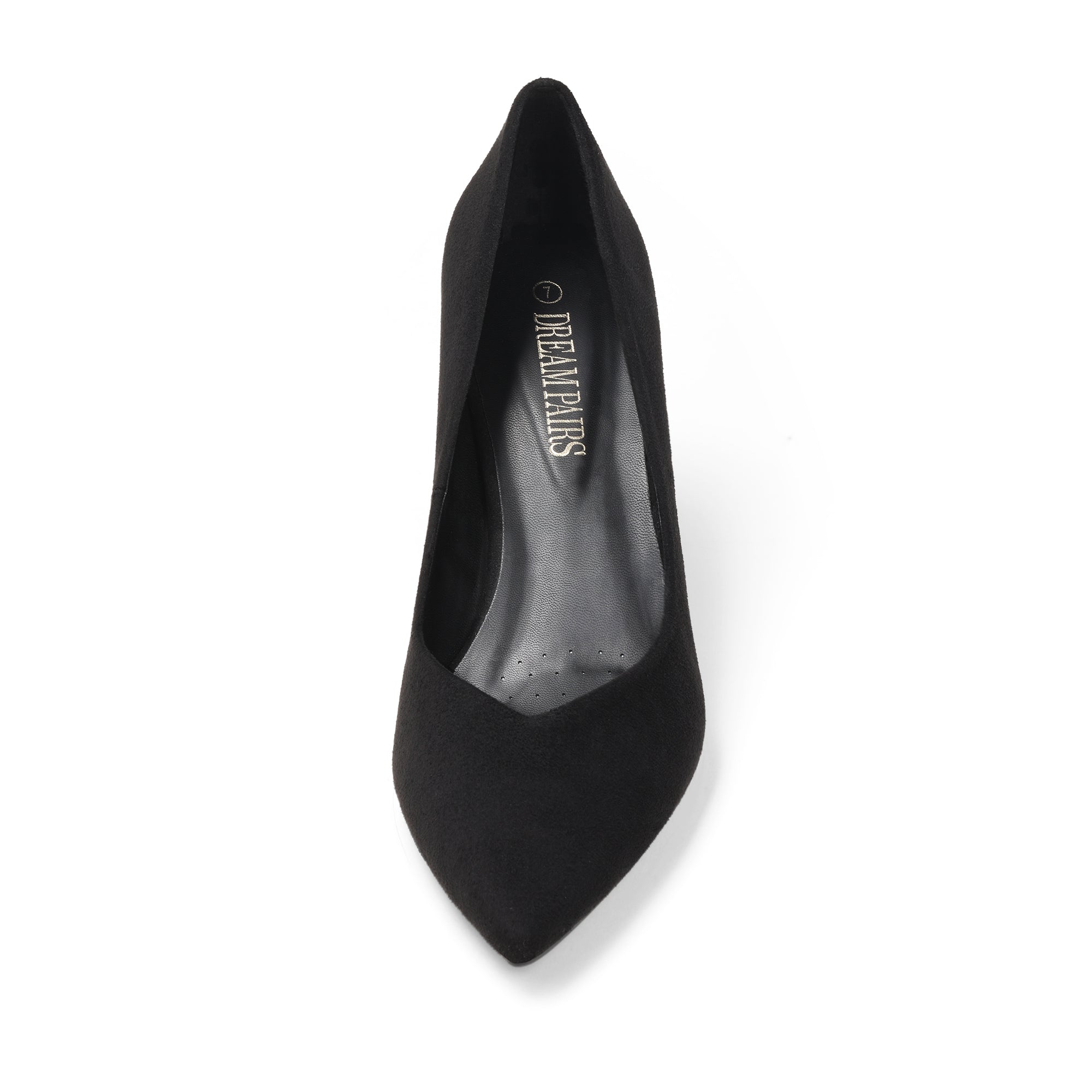 Pointed Toe Chunky Heel Pumps