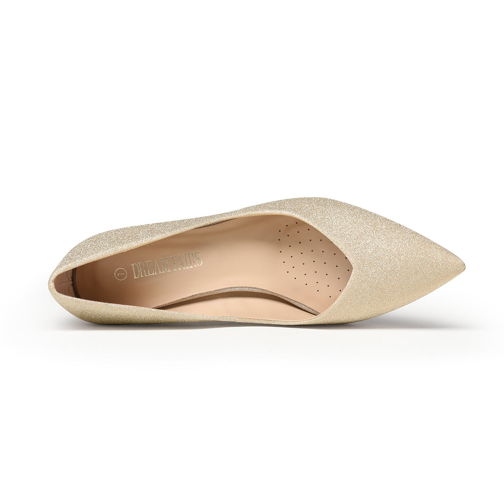 Pointed Toe Chunky Heel Pumps