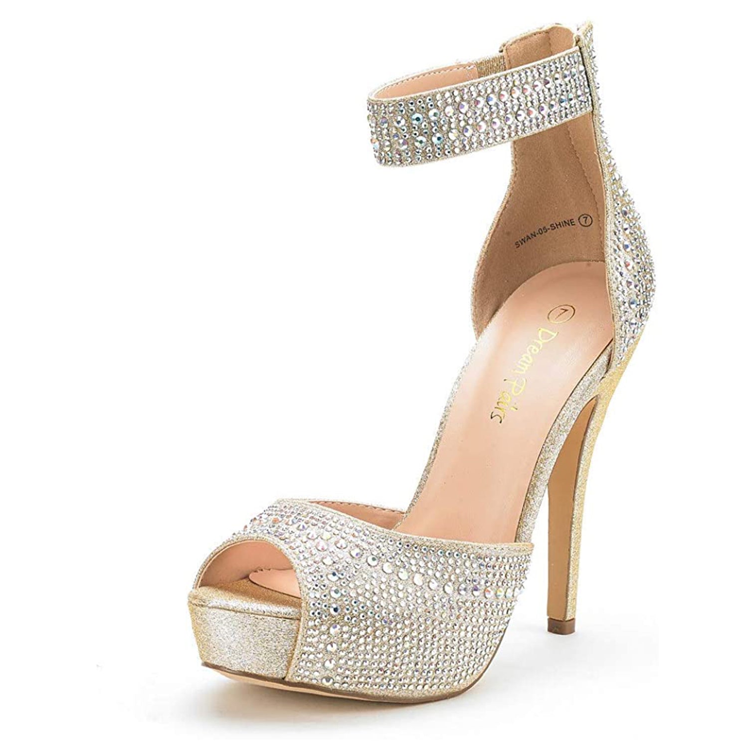 Peep Toe Stiletto Platform Sandals