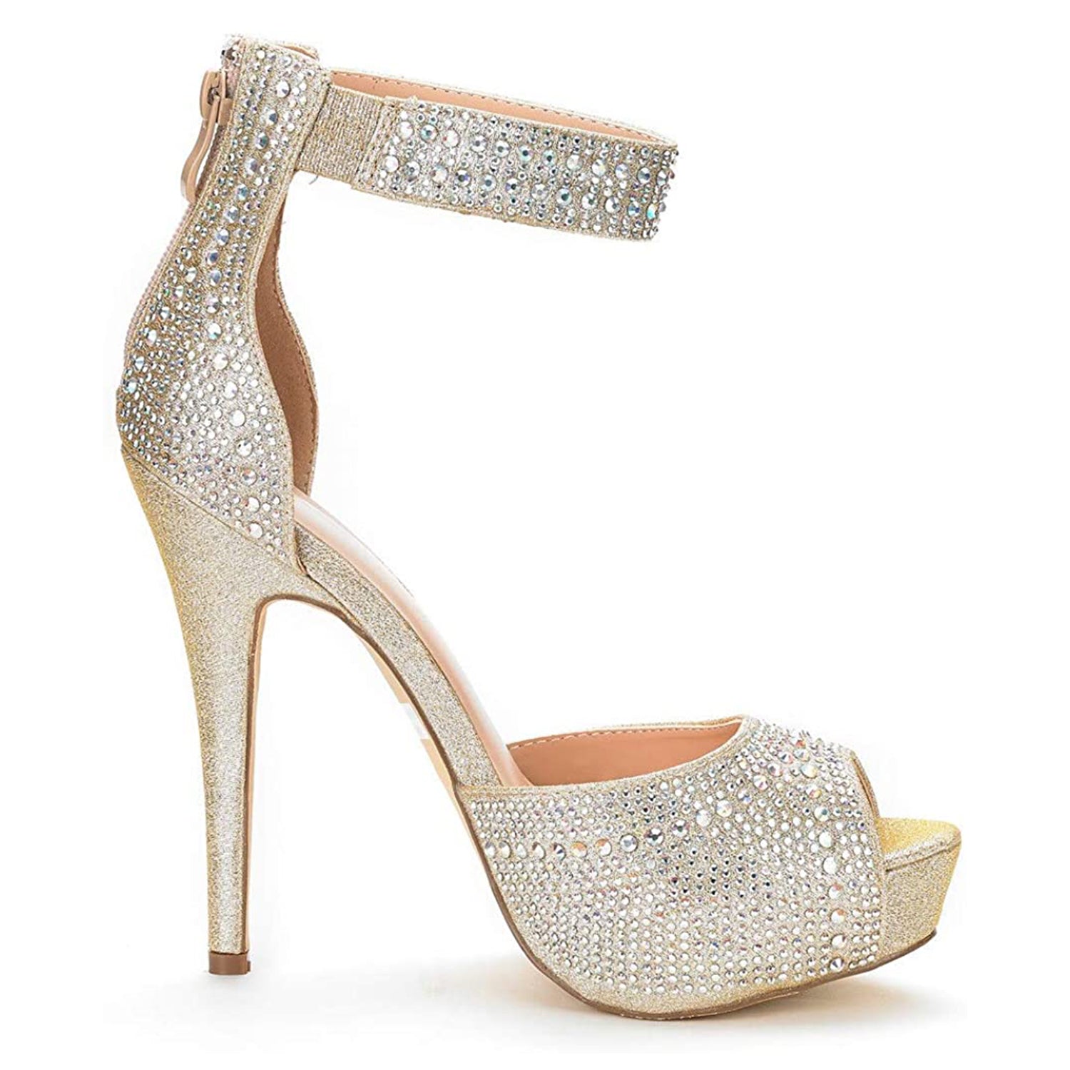 Peep Toe Stiletto Platform Sandals