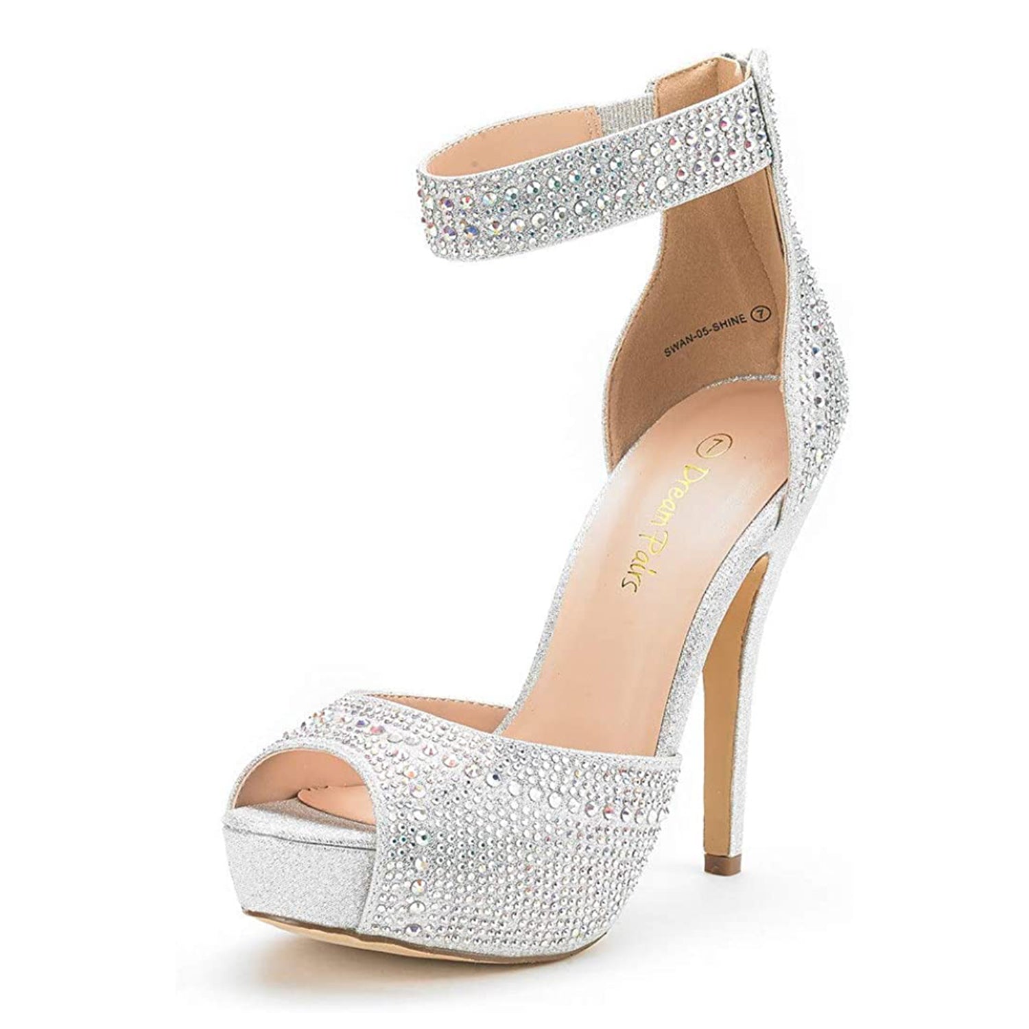 Peep Toe Stiletto Platform Sandals