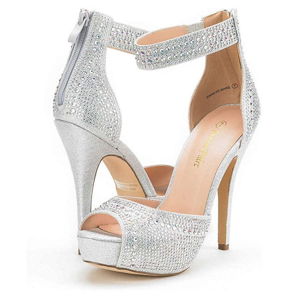 Peep Toe Stiletto Platform Sandals