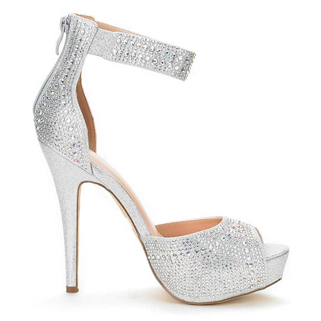 Peep Toe Stiletto Platform Sandals