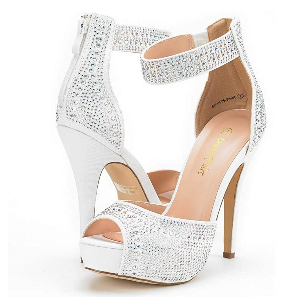 Peep Toe Stiletto Platform Sandals