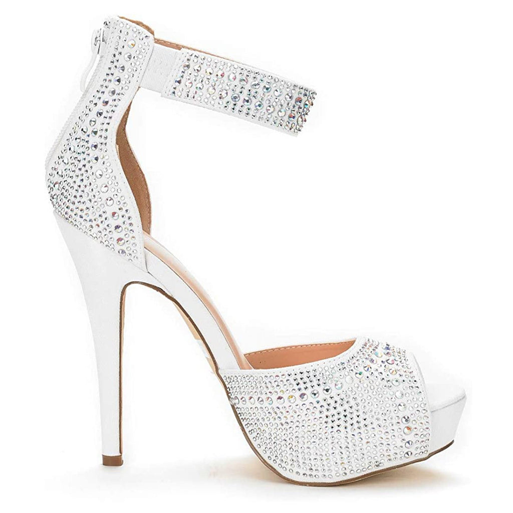 Peep Toe Stiletto Platform Sandals