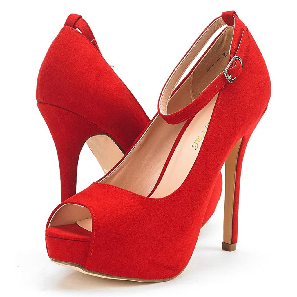 High Heel Platform Dress Pumps