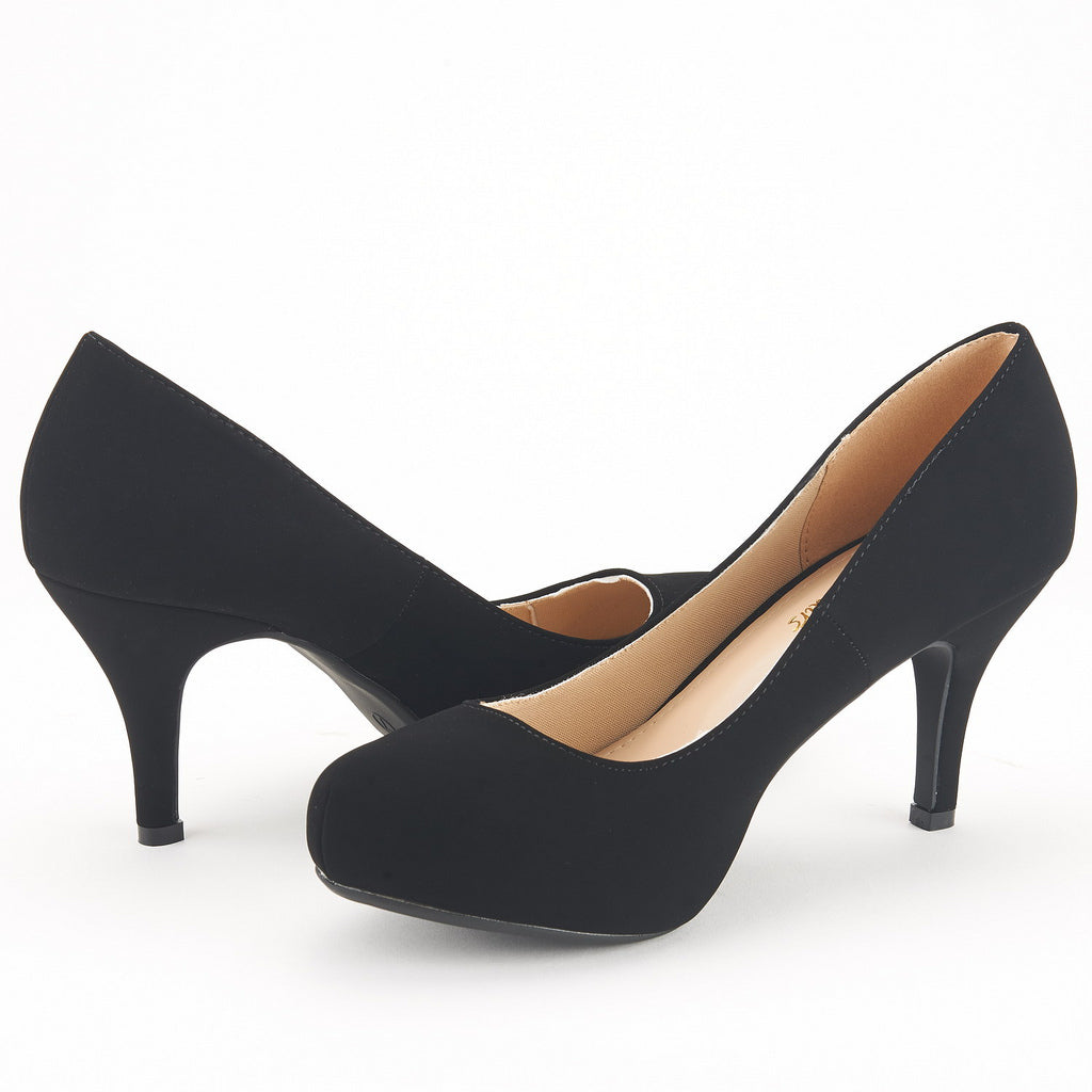 Classic Closed Toe 3 Inch Heels Pumps