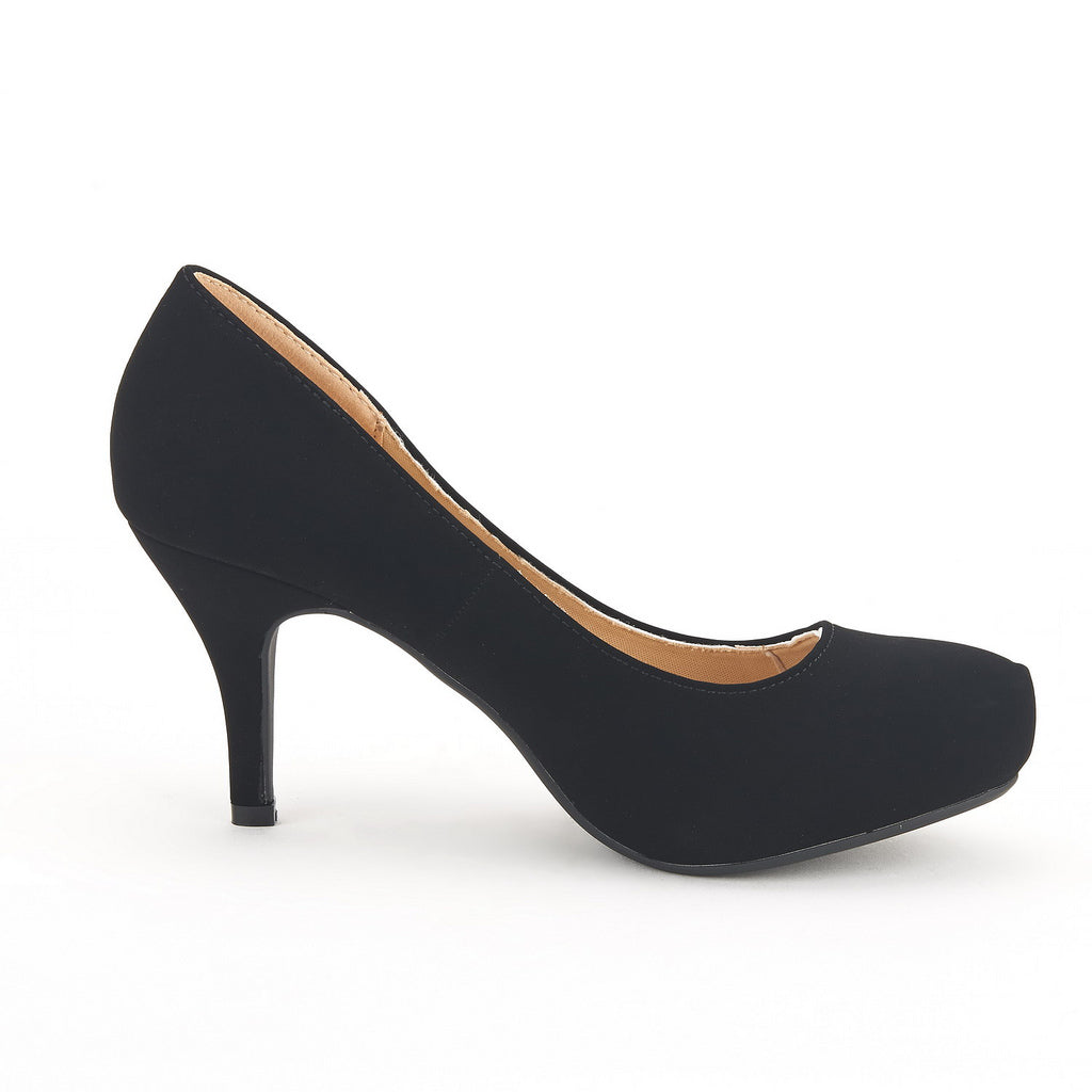 Classic Closed Toe 3 Inch Heels Pumps