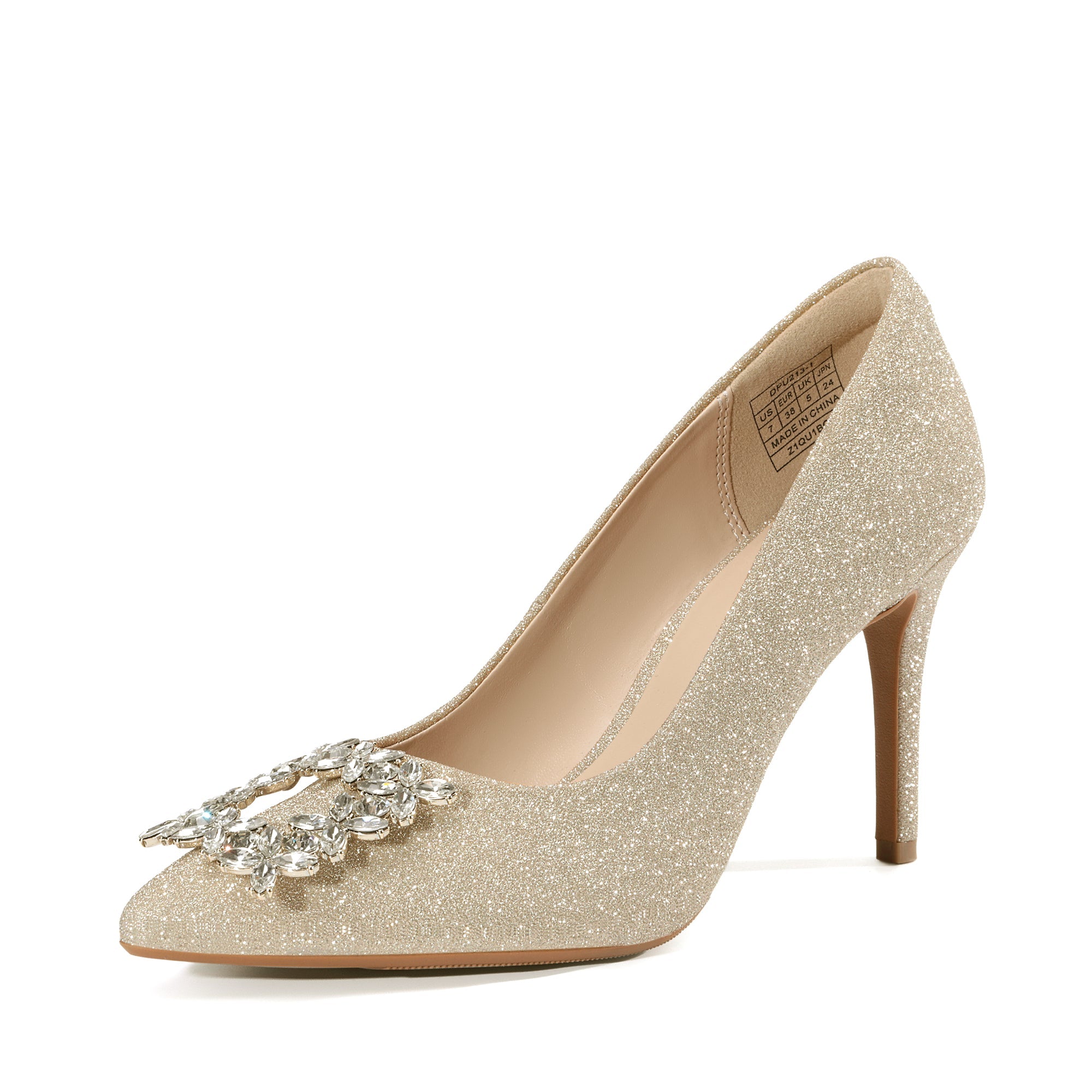 Belle Vie Stiletto Sparkly Pumps
