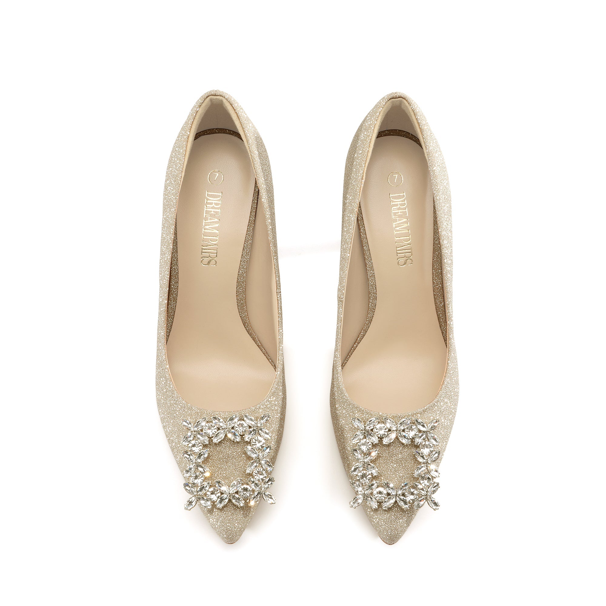 Belle Vie Stiletto Sparkly Pumps
