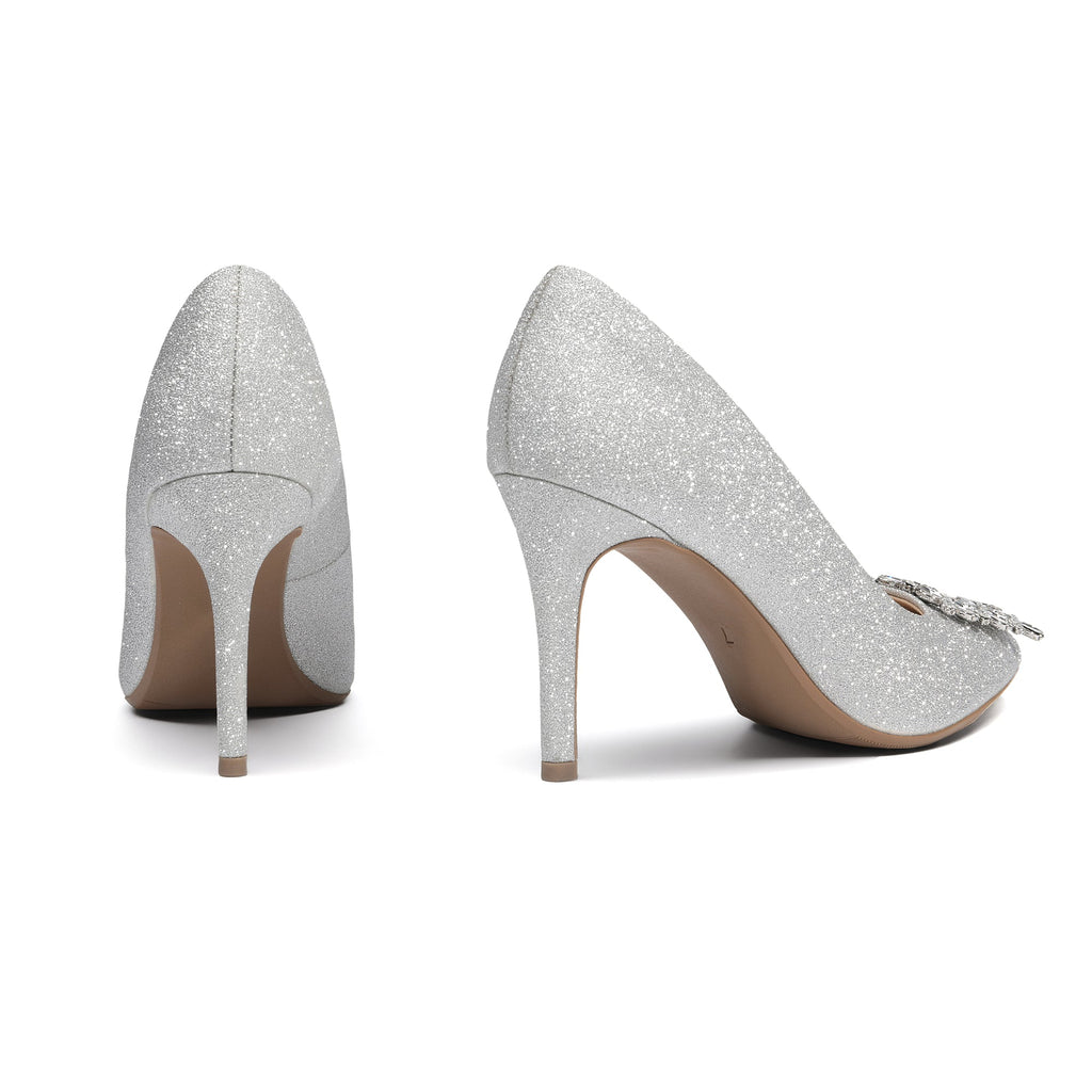 Belle Vie Stiletto Sparkly Pumps