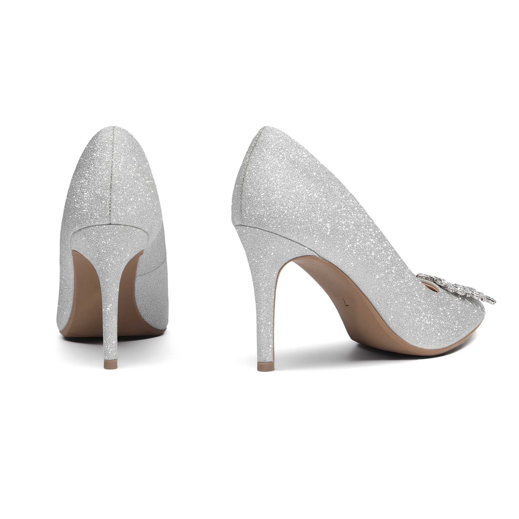 Belle Vie Stiletto Sparkly Pumps