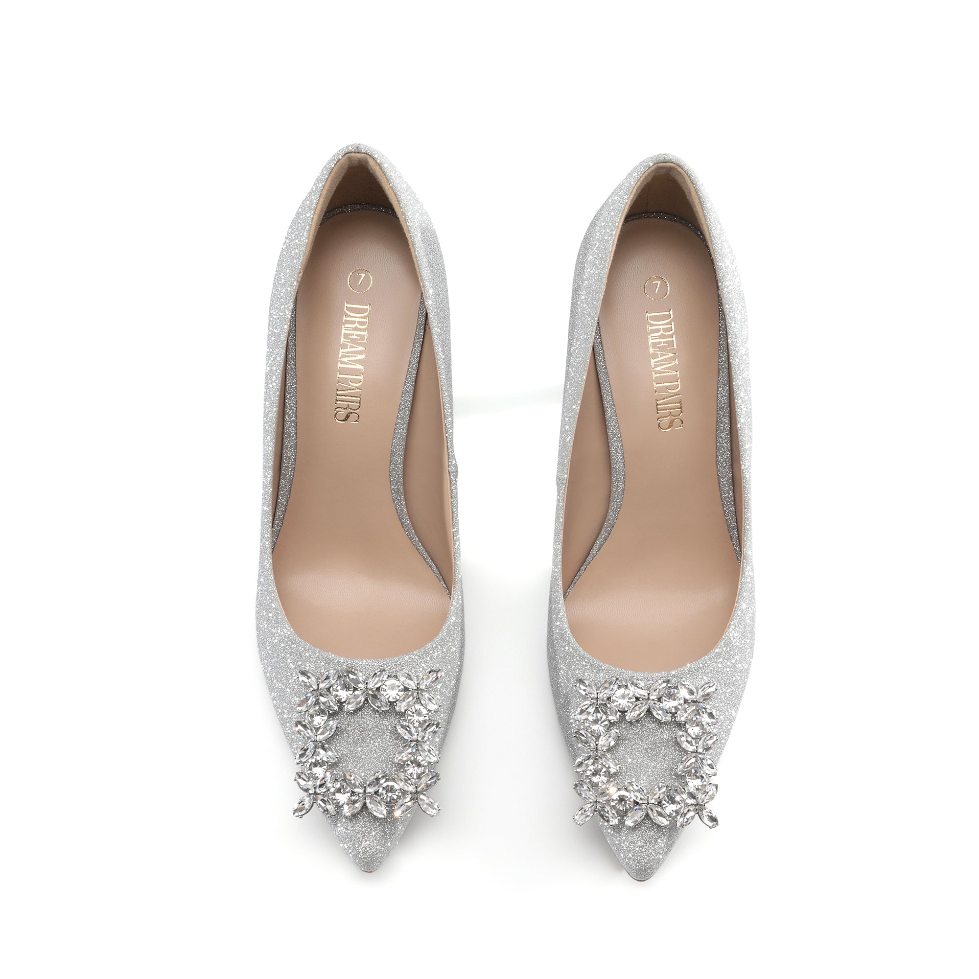 Belle Vie Stiletto Sparkly Pumps