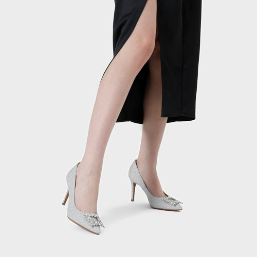 Belle Vie Stiletto Sparkly Pumps
