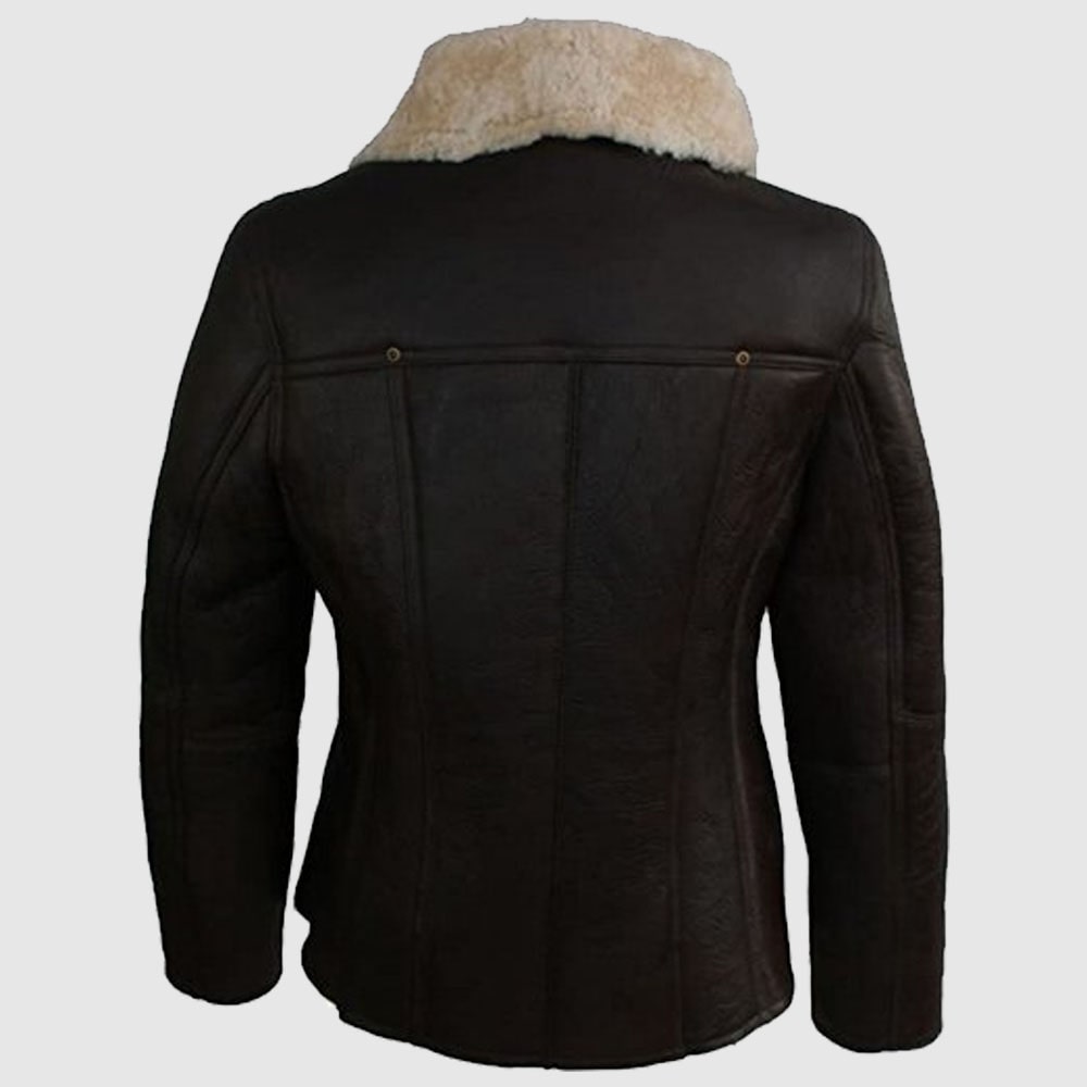 Eastern Counties Leather Womens Celene Aviator Sheepskin Coat