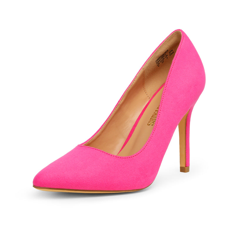 Women's High Heel Suede Pump Shoes