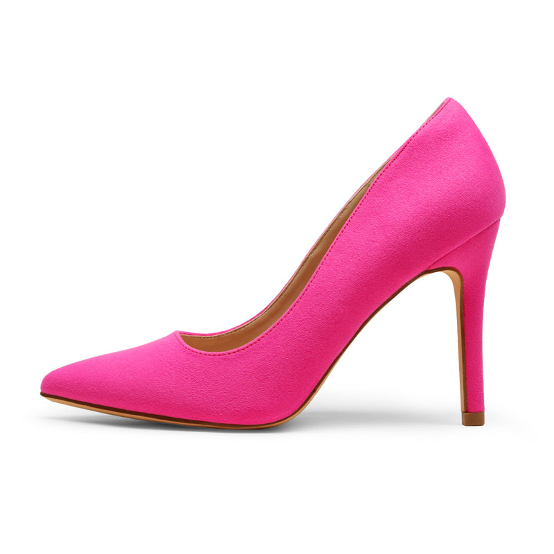 Women's High Heel Suede Pump Shoes