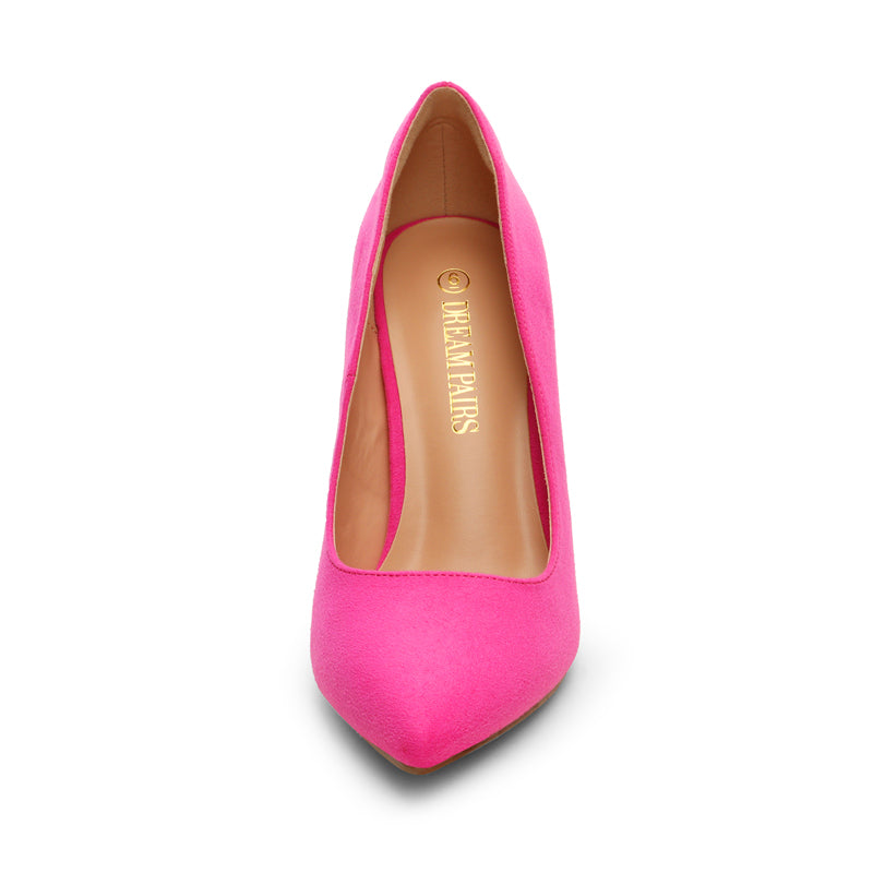 Women's High Heel Suede Pump Shoes