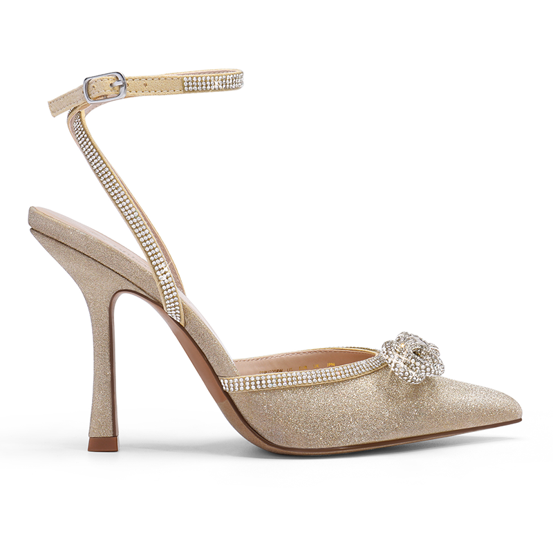 Destiny Rhinestone Strap Pumps