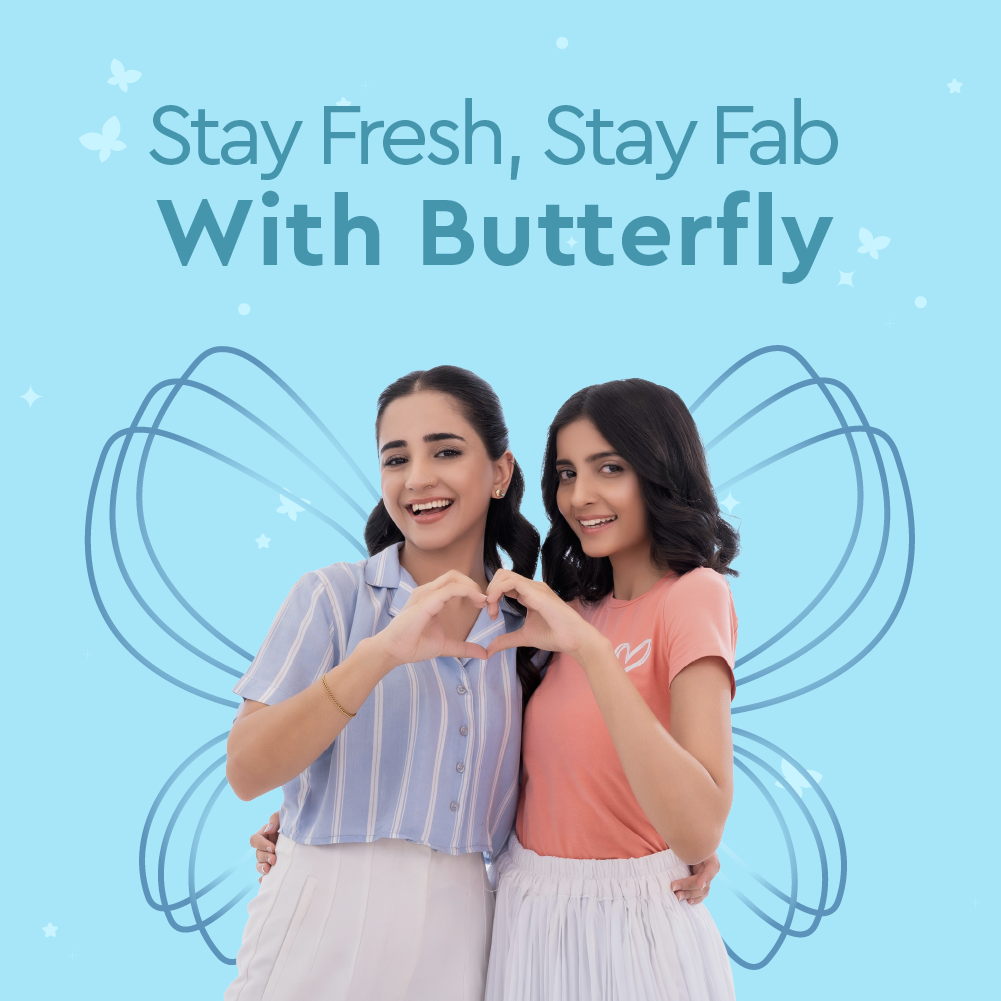 Butterfly Breathables Maxi Thick Cottony Sanitary Pads Extra Long 8 Pcs