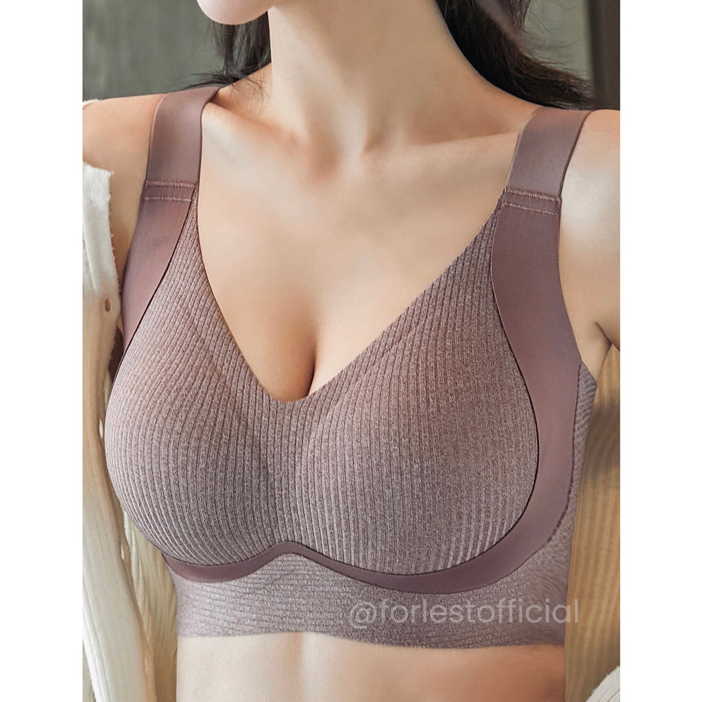 Josie Enhanced W-Support Seamless Bra With V-Neckline Up to J cup
