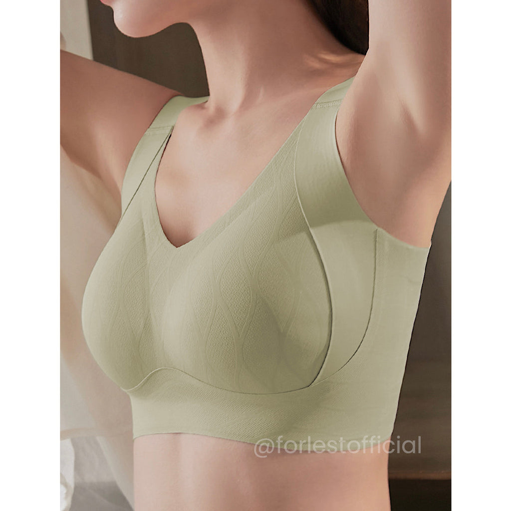 Kimi Enhanced W-Support Posture Bra With Skin-Friendly Fabric Up to Size 44'' & J cup