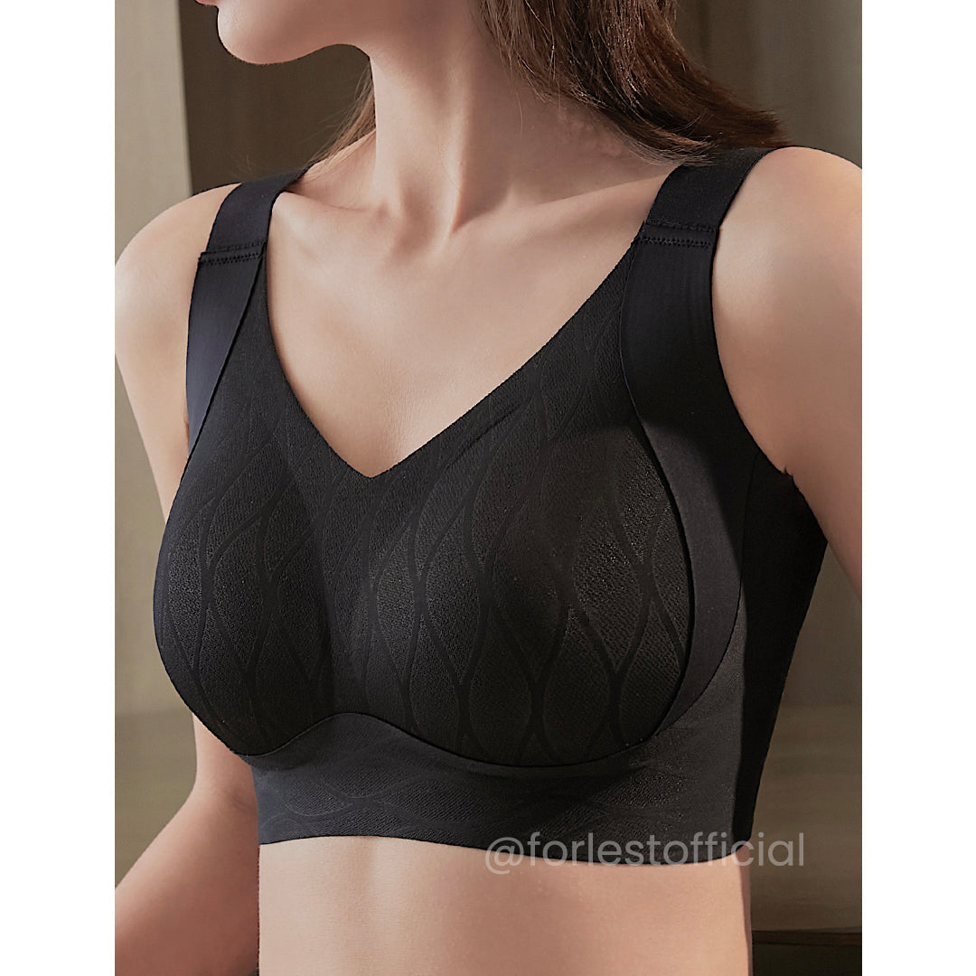 Kimi Enhanced W-Support Posture Bra With Skin-Friendly Fabric Up to Size 44'' & J cup