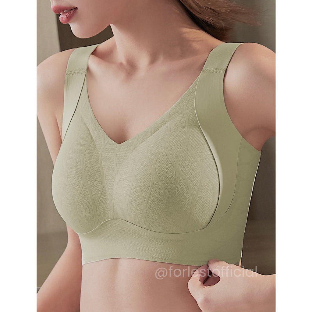 Kimi Enhanced W-Support Posture Bra With Skin-Friendly Fabric Up to Size 44'' & J cup