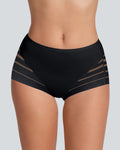 Seamless Breathable Lace Mid-Rise Panties